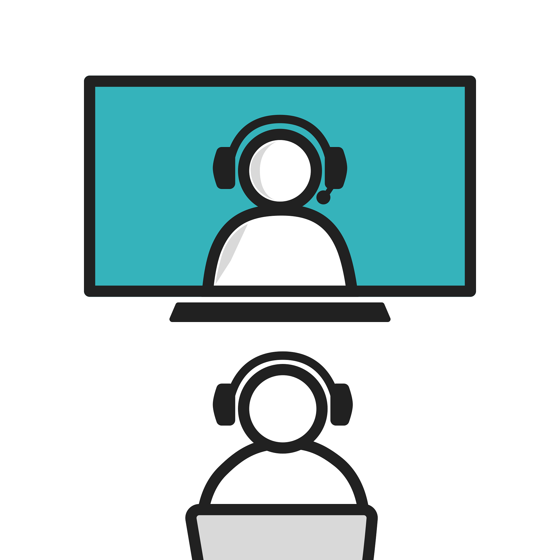 Engineer presenting structural calculations during a virtual consultation meeting